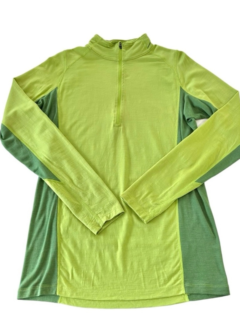Ibex Men’s Lightweight Two Tone Base Layer in Merino Wool, 1/4 Zip Pullover
